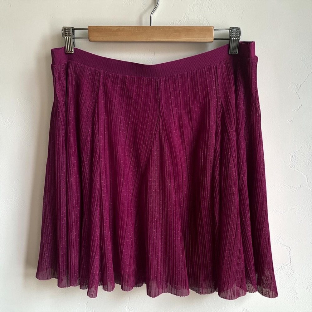 Maeve Anthropologie Skirt Women's 1X New NWT Magenta Pink Tulle Feminine Flowy